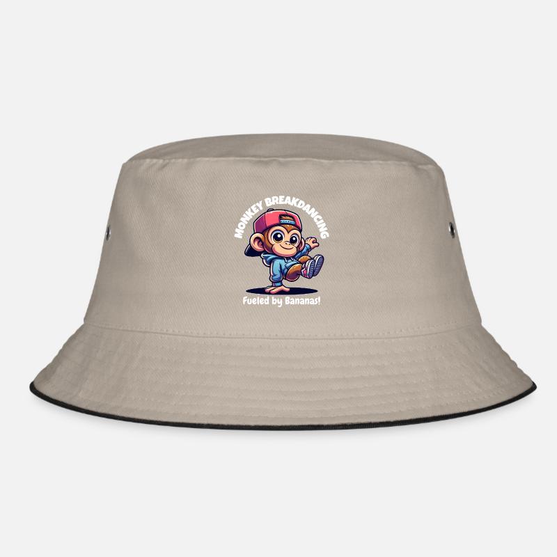 Affen-Breakdancer Bucket Hat