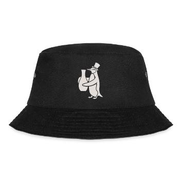 Penguin with Hat and Ceramic Vase Masterpiece - Bucket Hat - black - Front - Lela (165cm)