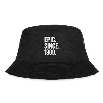 Epic Since 1980 Geburtsjahr Geburtstag - Bucket Hat - Schwarz - Vorne - Lela (165cm)