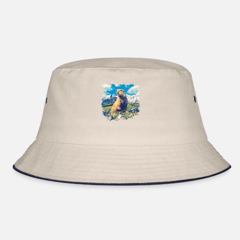 Marmots Groundhog Bucket Hat