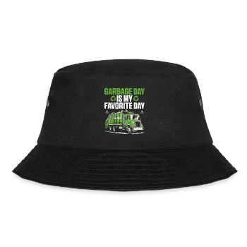 Garbage Day Is My Favorite Day Trash Collector - Bucket Hat - black - Front - Lela (165cm)