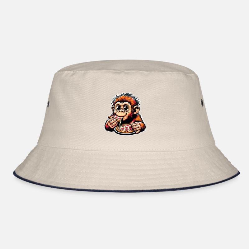 Neandertaler Pizza Bucket Hat