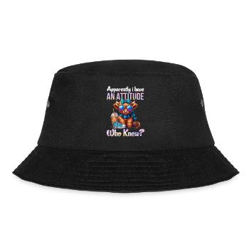 Scottish Highland Cow Scotland Farm - Bucket Hat - black - Front - Lela (165cm)