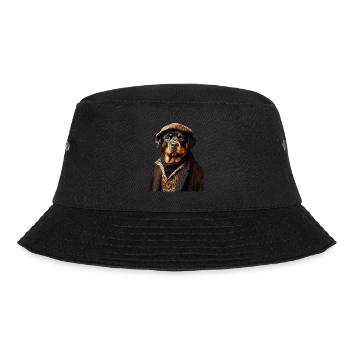 Rottweiler - Bucket Hat - Schwarz - Vorne - Lela (165cm)