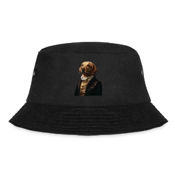 Labrador Retriever - Bucket Hat - Schwarz - Vorne - Lela (165cm)