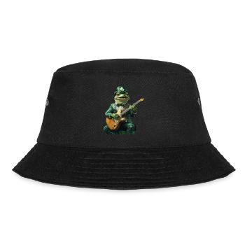 Frosch - Bucket Hat - Schwarz - Vorne - Lela (165cm)