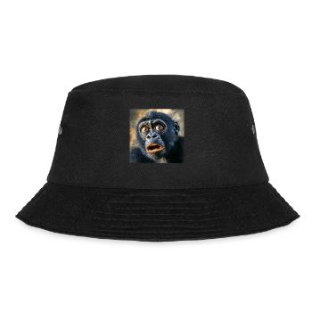 Gorilla - Bucket Hat - Schwarz - Vorne - Lela (165cm)