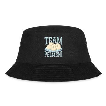 Team Pelmeni Russian Cuisine Chef - Bucket Hat - black - Front - Lela (165cm)