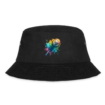 Badminton - Bucket Hat - Schwarz - Vorne - Lela (165cm)