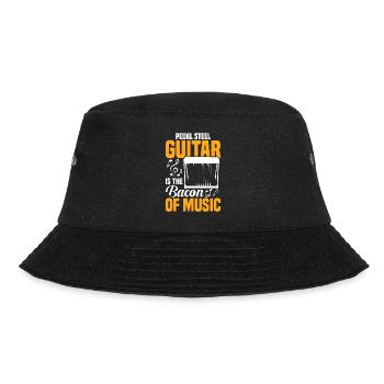 Pedal Steel Guitarist String Instrument Mountain - Bucket Hat - black - Front - Lela (165cm)