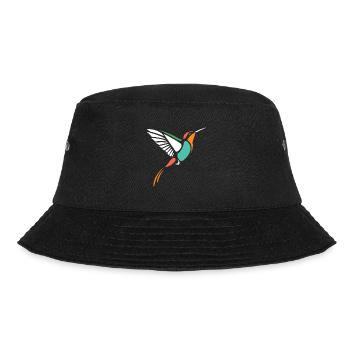 Kolibri - Bucket Hat - Schwarz - Vorne - Lela (165cm)