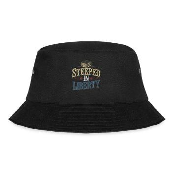 Boston Tea 1773 American Revolution Historic - Bucket Hat - Schwarz - Vorne - Lela (165cm)