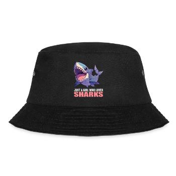 Haie Hai - Bucket Hat - Schwarz - Vorne - Lela (165cm)