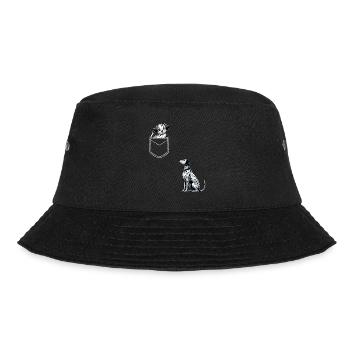 Dalmatiner Hunde Liebhaber Hundebesitzer - Bucket Hat - Schwarz - Vorne - Lela (165cm)