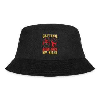 Circus Trapeze for Trapeze Artist Costume - Bucket Hat - black - Front - Lela (165cm)