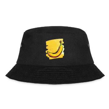 Banane - Bucket Hat - Schwarz - Vorne - Lela (165cm)