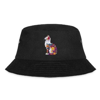 Türkisch Angora - Bucket Hat - Schwarz - Vorne - Lela (165cm)
