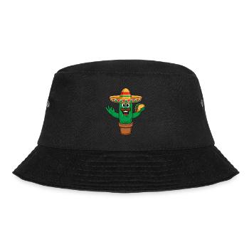 Mexique Maracas Sombrero Hat Tacos Cactus - Bob - noir - Devant - Lela (165cm)