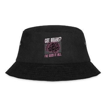 Neurosurgeon Got Brains I've Seen It Neuroscience - Bucket Hat - Schwarz - Vorne - Lela (165cm)