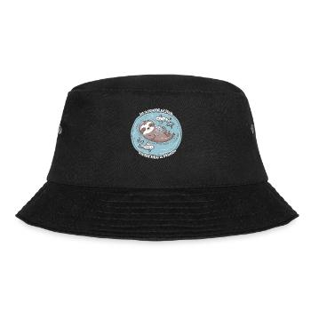 Fische Zodiac Faultier: Schwimme Wie Ein Fisch - Bucket Hat - Schwarz - Vorne - Lela (165cm)