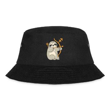 Sagittaire Zodiaque Paresseux Motif Drôle - Bob - noir - Devant - Lela (165cm)