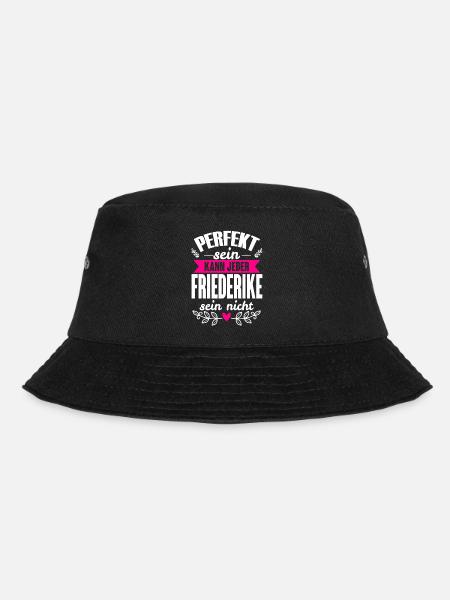 Friederike Perfekt Kann Jeder Friederike Nicht - Bucket Hat - Schwarz