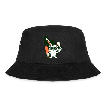 Bunny Big Huge Carrot Carrot Sunglasses Cool - Bucket Hat - black - Front - Lela (165cm)