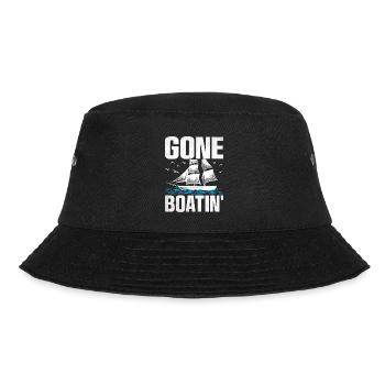 Gone Boatin' Paddelboot - Bucket Hat - Schwarz - Vorne - Lela (165cm)