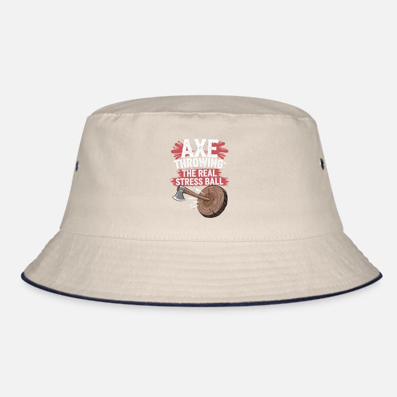 Axe Throwing Target Practice Lumberjack Sport Bucket Hat