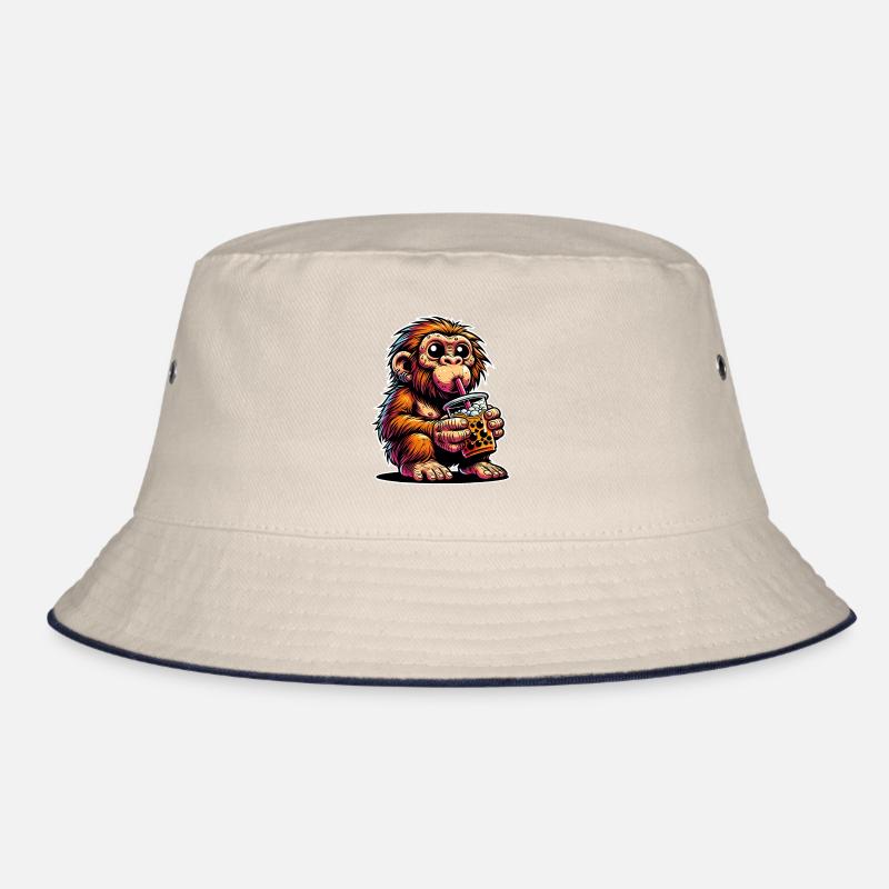Neanderthal Bubble Tea Bucket Hat