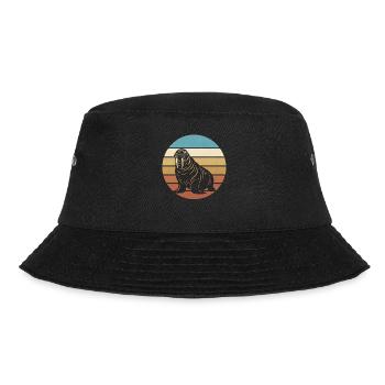 Walross - Bucket Hat - Schwarz - Vorne - Lela (165cm)