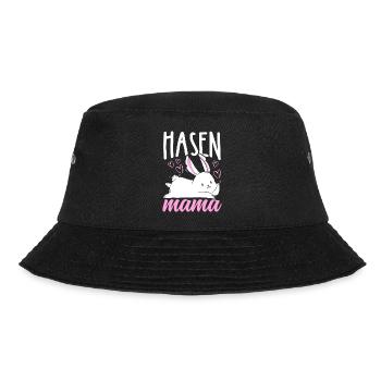 Mom Bunny Mother's Day Gift Easter Bunny Mom - Bucket Hat - black - Front - Lela (165cm)