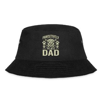 Dog Dad Gifts for Men - Bucket Hat - Schwarz - Vorne - Lela (165cm)