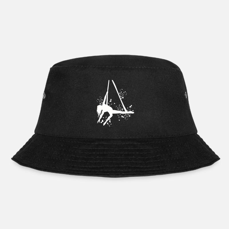 Vertikaltuch Luftakrobatik Aerial Silk - Bucket Hat - Schwarz