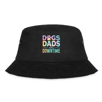 Dog Dad Gifts for Men - Bucket Hat - Schwarz - Vorne - Lela (165cm)