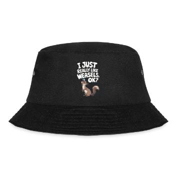 Wiesel - Bucket Hat - Schwarz - Vorne - Lela (165cm)