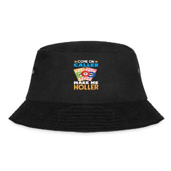 Bingo Spieler Komm Caller Lass Mich Jubeln - Bucket Hat - Schwarz - Vorne - Lela (165cm)