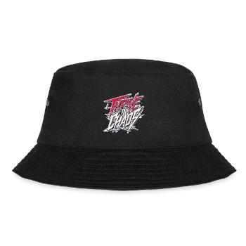 I Thrive In Chaos 9 - Bucket Hat - Schwarz - Vorne - Lela (165cm)