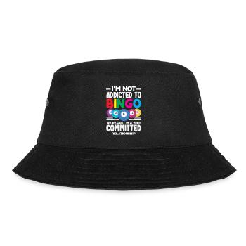 Bingo Engagiert Beziehung Aussage - Bucket Hat - Schwarz - Vorne - Lela (165cm)