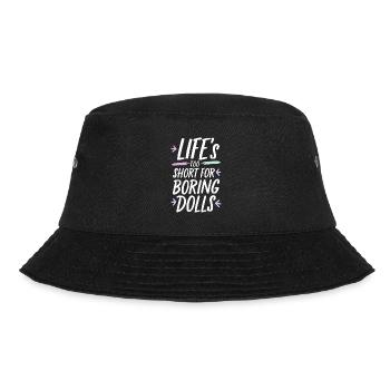 Creepy doll collector - Bucket Hat - black - Front - Lela (165cm)