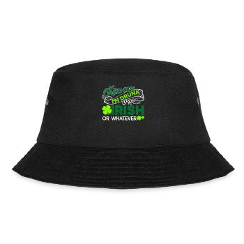St Patrick's Day Kiss Me I am Irish - Bucket Hat - black - Front - Lela (165cm)