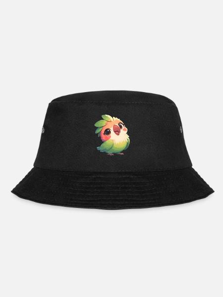 Papageie Papagei - Bucket Hat - Schwarz