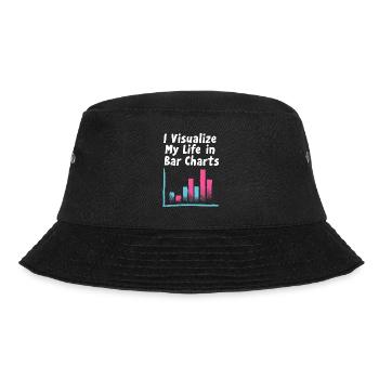 Data Analyst Big Data Specialist Business - Bucket Hat - Schwarz - Vorne - Lela (165cm)