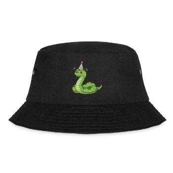 Animal Cartoon Party Snake - Bucket Hat - black - Front - Lela (165cm)