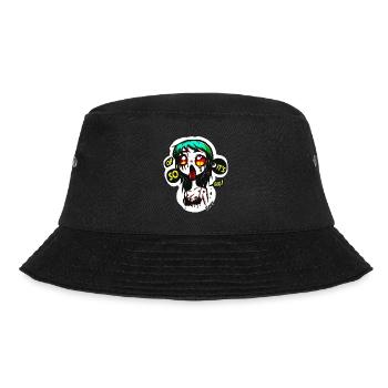 Oh, It's So Big: Shocked Horror Zombie - Bucket Hat - black - Front - Lela (165cm)