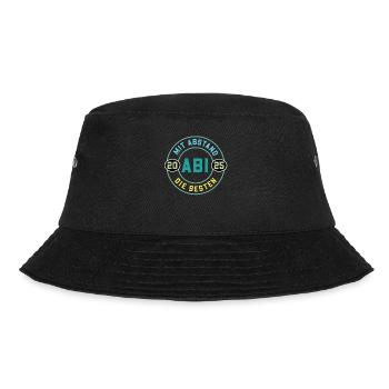 Abitur MIT ABSTAND DIE BESTEN ABI Lustiges - Bucket Hat - Schwarz - Vorne - Lela (165cm)