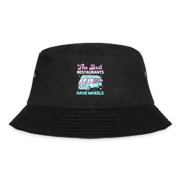 Snack Food Truck - Bucket Hat - black - Front - Lela (165cm)