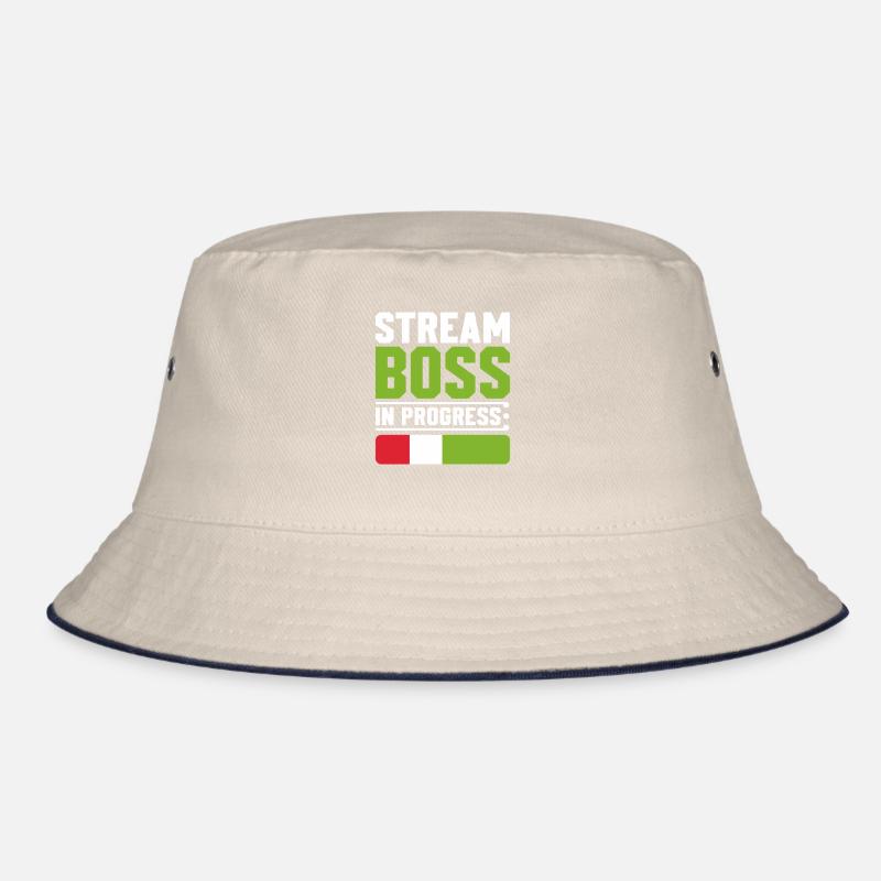 Gaming Streamer Live Streaming Gamer Content Bucket Hat