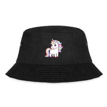 Licorne de dessin animé animalier - Bob - noir - Devant - Lela (165cm)