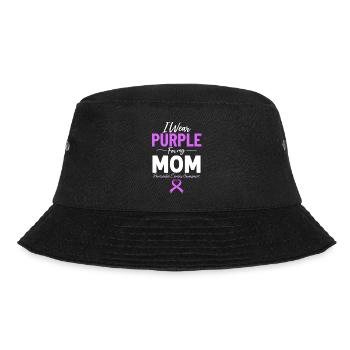 Cancer du pancréas Maman Tumeur exocrine Violet - Bob - noir - Devant - Lela (165cm)
